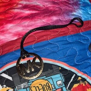 Michael Kors Black Gold Logo Bag Charm